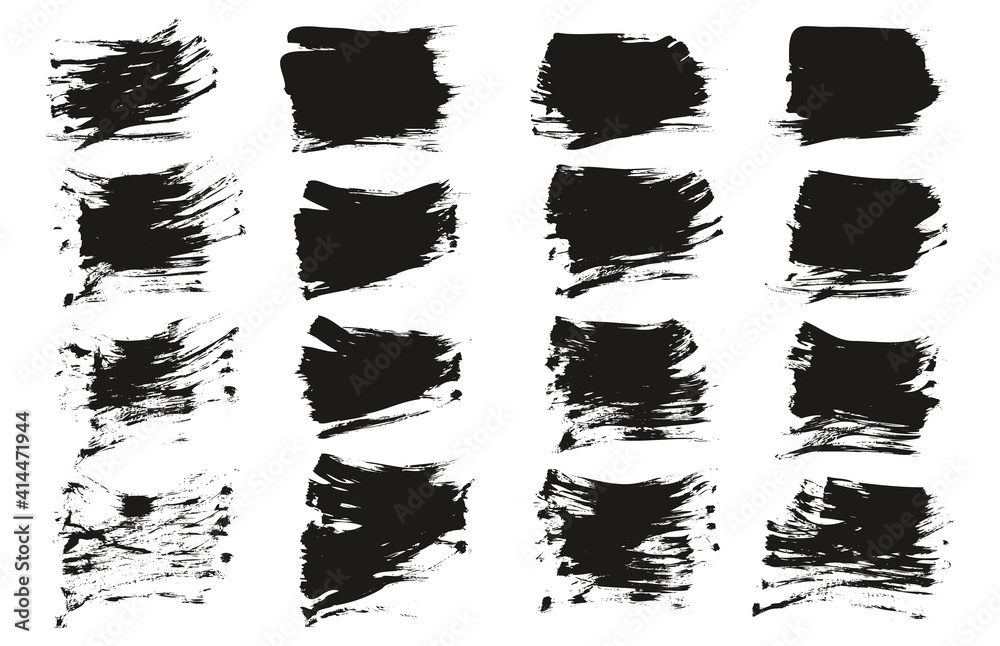 Flat Fan Brush Regular Short Background High Detail Abstract Vector Background Set Flat Fan Brush Regular Short Background High Detail Abstract Vector Background Set