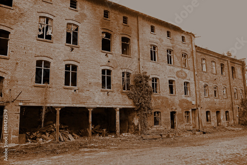 old official residence in the complex of Boellberger Mill photo