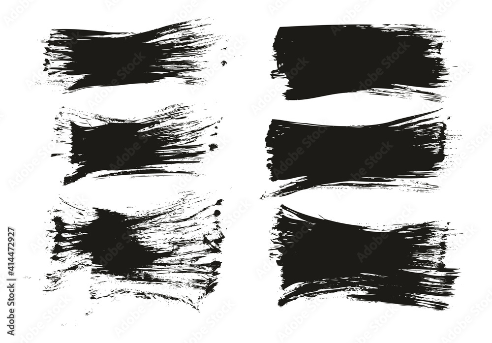 Flat Fan Brush Regular Short Background High Detail Abstract Vector Background Set Flat Fan Brush Regular Short Background High Detail Abstract Vector Background Set