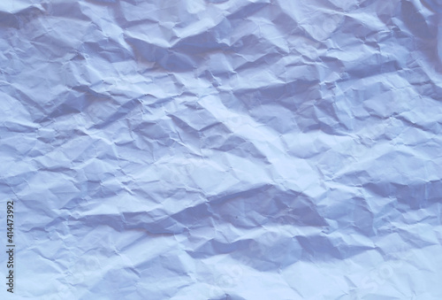 crumpled white paper background  used sheet paper
