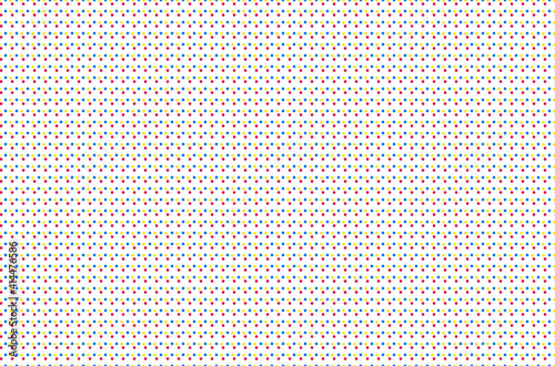 Obraz na płótnie seamless offset digital print pattern. halftone dots texture. cmyk color background w salonie