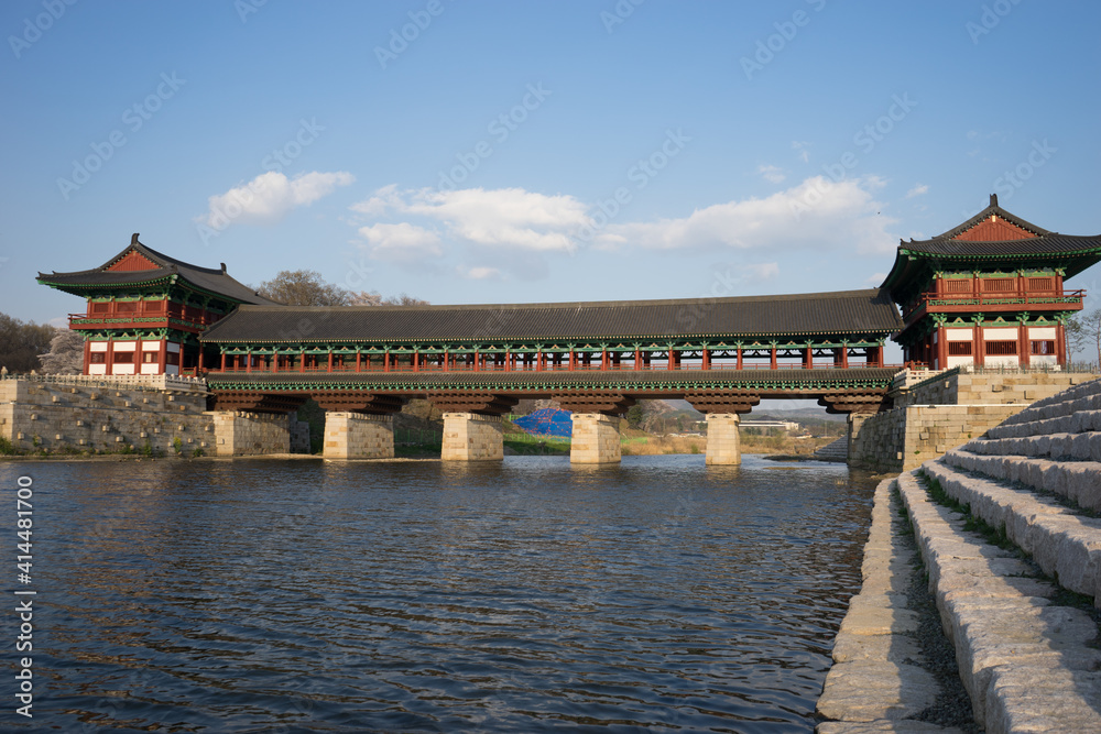 Woljeonggyo Bridge in Gyeongju, South Korea