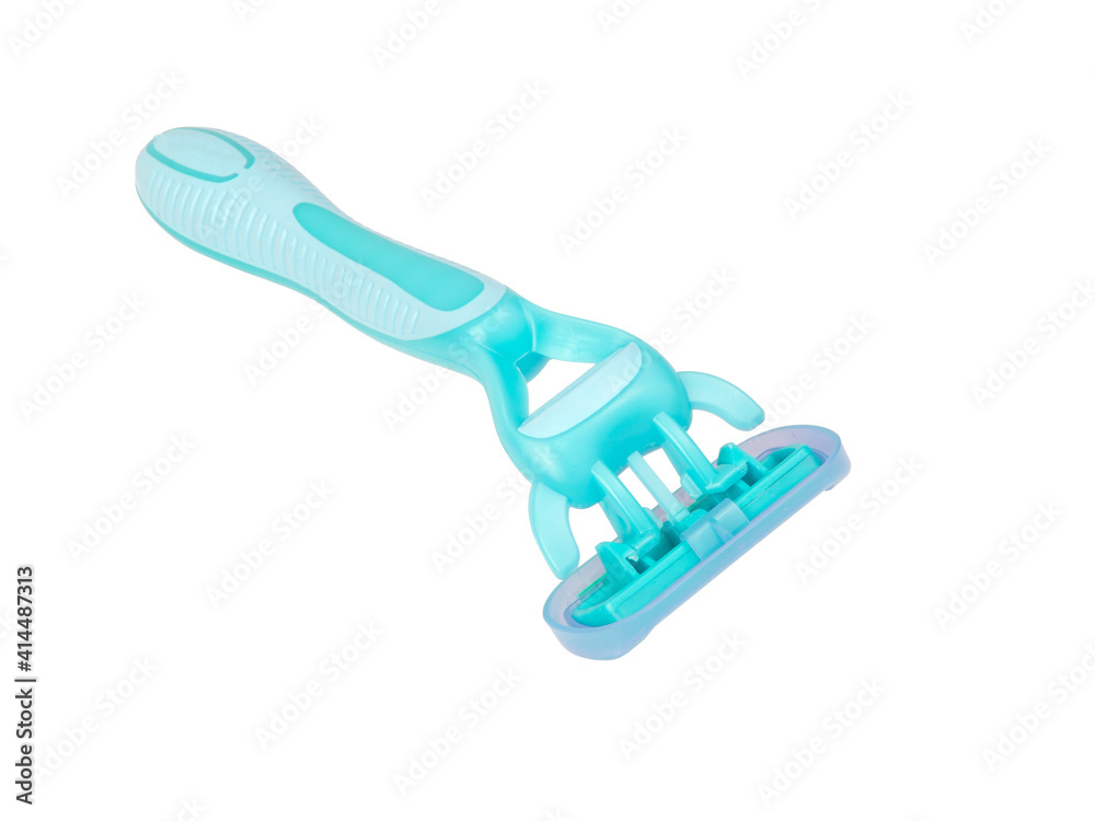 Lady razor for shaving isolated on the white background Lady razor for shaving isolated on the white background