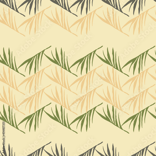Modern Tropical Vector Seamless Pattern. Drawn Floral Background. Elegant Male Shirt Female Dress Texture.
