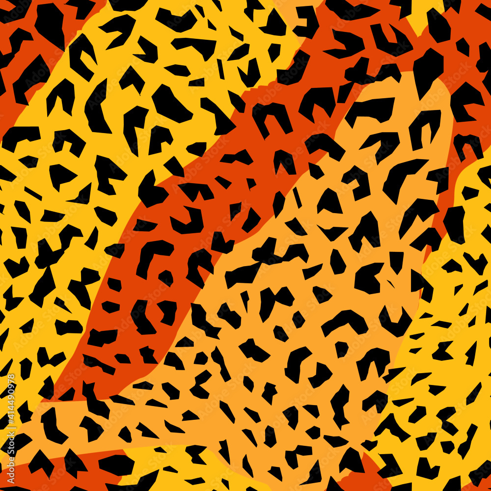 pattern design of leopard animal print vector pattern design of leopard animal print vector