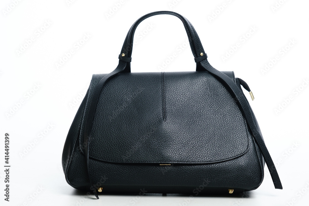 Naklejka premium black bag isolated on white