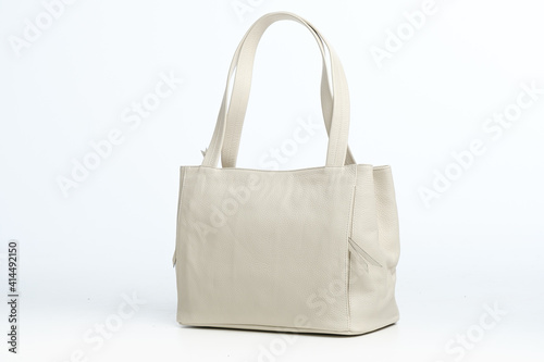 brown paper bag isolated