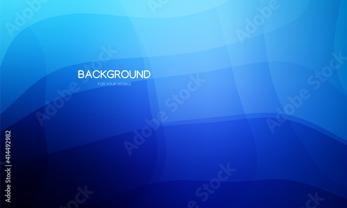 Blue gradient abstract background vector illustration with geometric pattern.