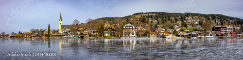 Schliersee lake in bavaria