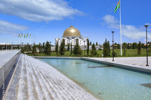 Mausoleum of President Turkmenbasy, Ashgabat, Turkmenistan photo