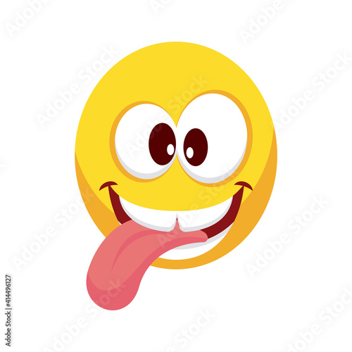 crazy face emoji with tongue out