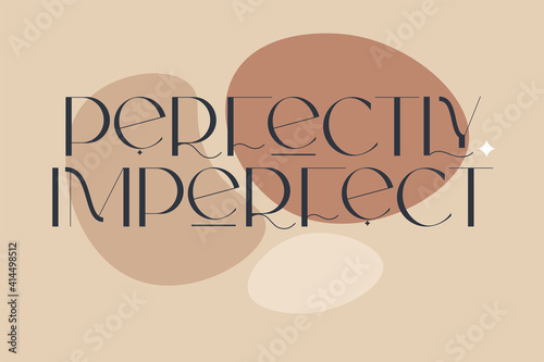 Skin care and love yourself positive quotes. Woman awareness. Vector illustration for beauty salon, medical centre.