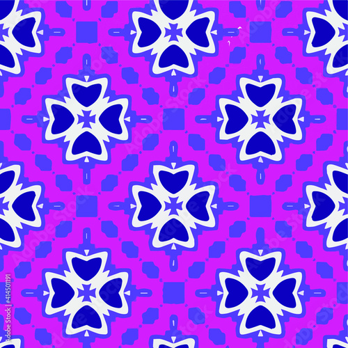 Seamless pattern with multicolored shapes.