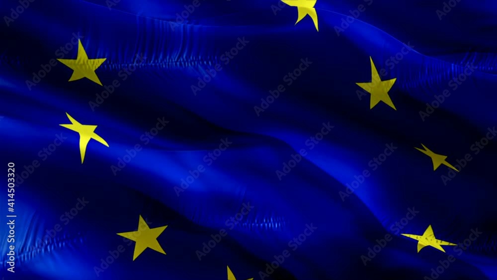 EU Loops Euro Flag Closeup 1080p Full HD 1920X1080 footage video waving in wind. National 3d Euro flag waving. Sign of European Union seamless loop animation. Euro flag HD resolution Background 1080p
EU Loops Euro Flag Closeup 1080p Full HD 1920X1080 footage video waving in wind. National 3d Euro flag waving. Sign of European Union seamless loop animation. Euro flag HD resolution Background 1080p