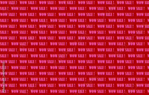 Wow Sale discount banner template promotion