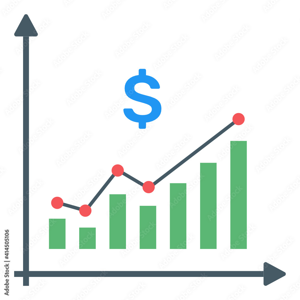Business growth flat icon, editable design
Business growth flat icon, editable design