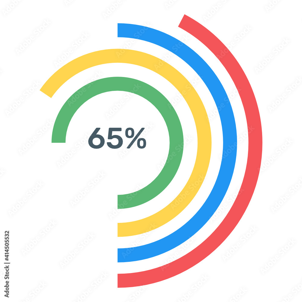 A modern infographic showing multi pie chart in flat icon
A modern infographic showing multi pie chart in flat icon