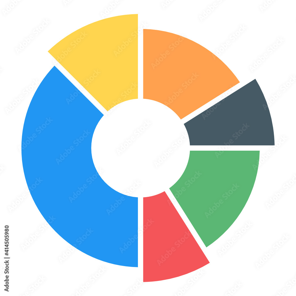 A modern infographic showing multi pie chart in flat icon
A modern infographic showing multi pie chart in flat icon
