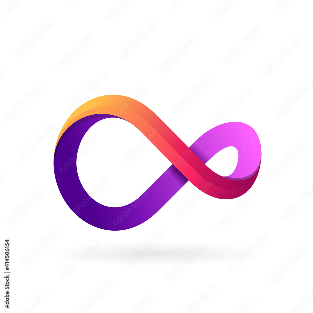 gradient infinity logo modern concept gradient infinity logo modern concept
