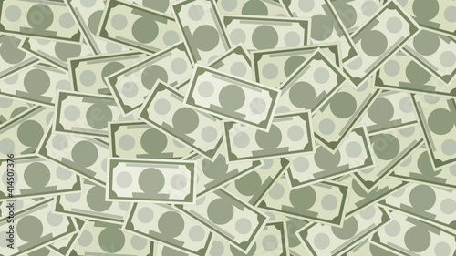 Dollar banknote background (flat design)