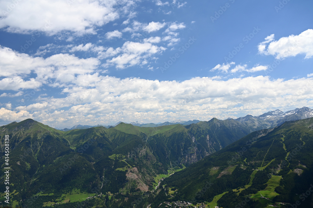 mountains landscape in summertime Bad Gastein Austria