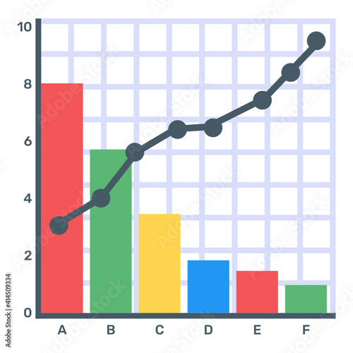 
A trendy vector denoting principle chart
