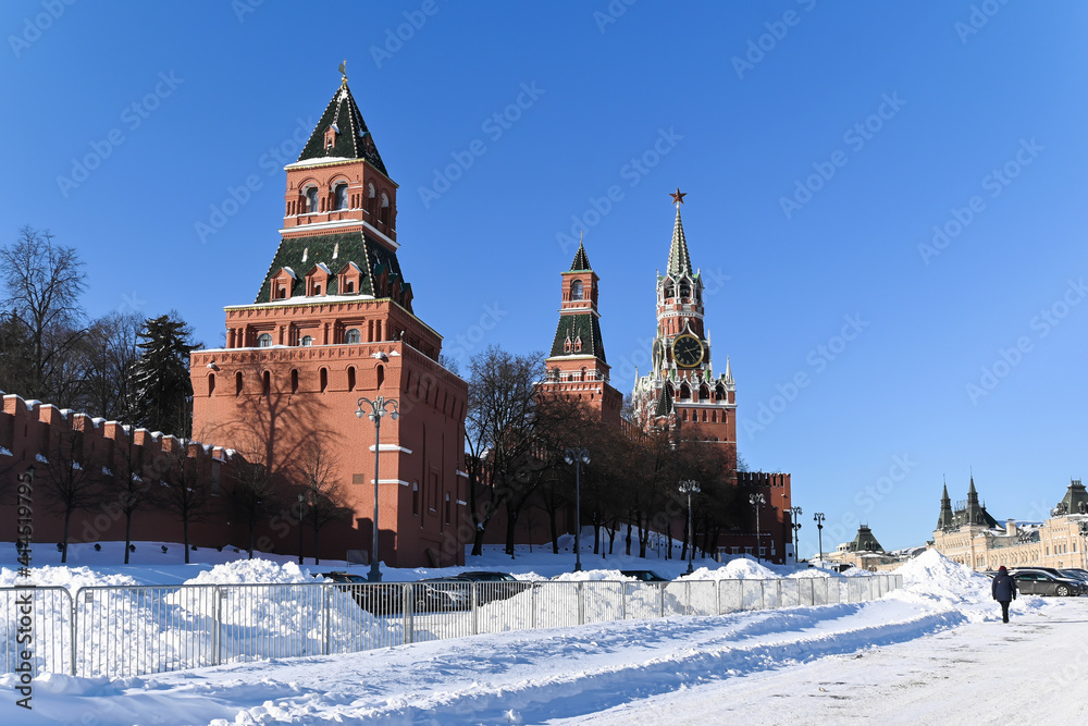 Obraz premium Red Square in winter.