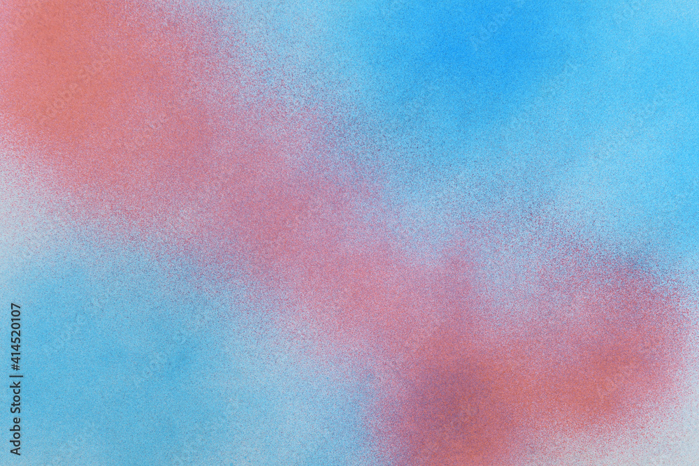 spray paint red and blue on a white paper background spray paint red and blue on a white paper background