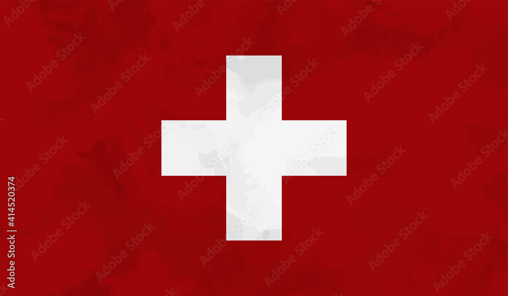 Vector illustration of Happy Switzerland National Day 01 August. Waving flags isolated on gray background. Vector illustration of Happy Switzerland National Day 01 August. Waving flags isolated on gray background.