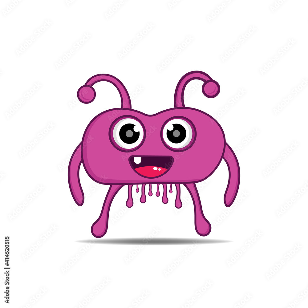 Fototapeta premium cute illustration monsters design mascot kawaii