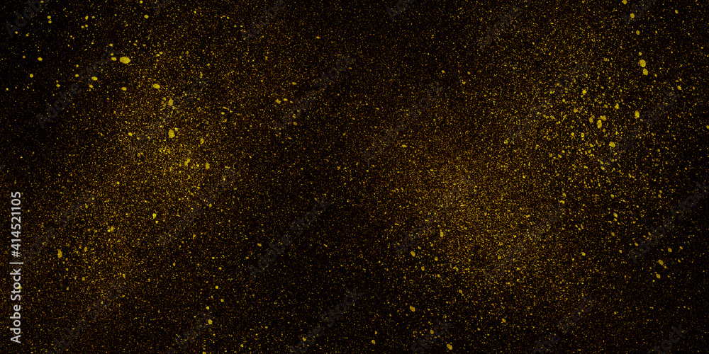 Abstract dark gold background texture with golden grunge texture background.