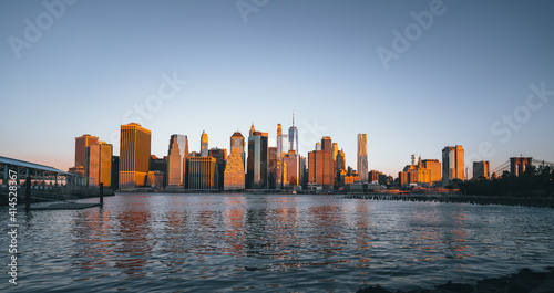 panoramic city new york sky buildings reflections water sea usa united states  © Alberto GV PHOTOGRAP