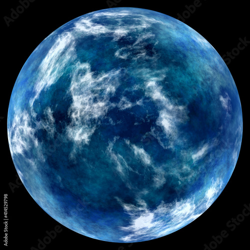 Fototapeta Naklejka Na Ścianę i Meble -  blue planet in space.