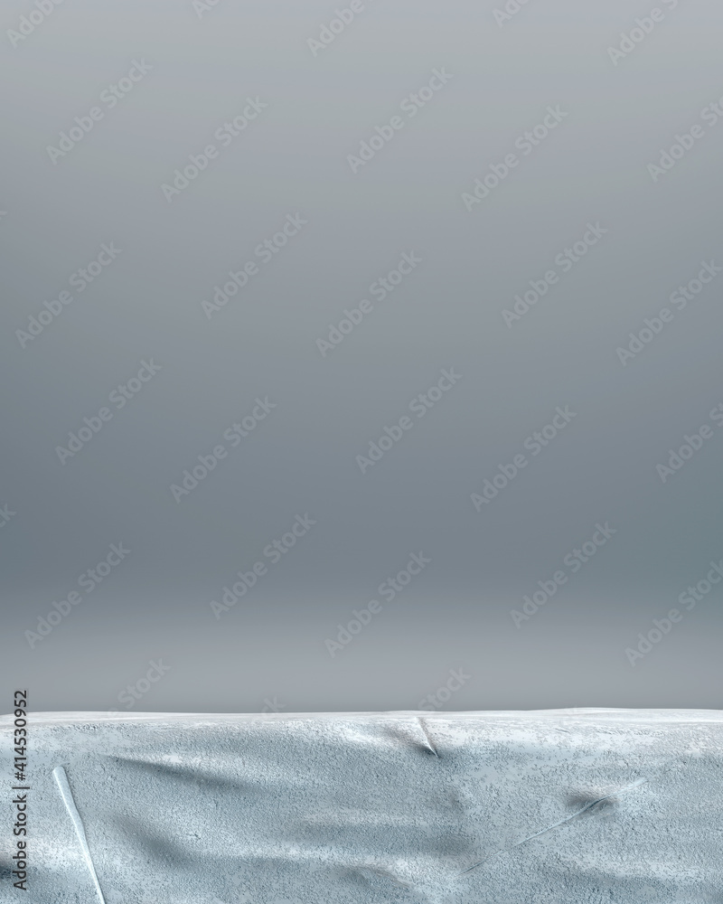 Fototapeta premium Stone Podium background 3d Illustration