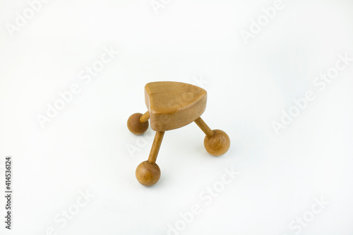 wooden toy white background