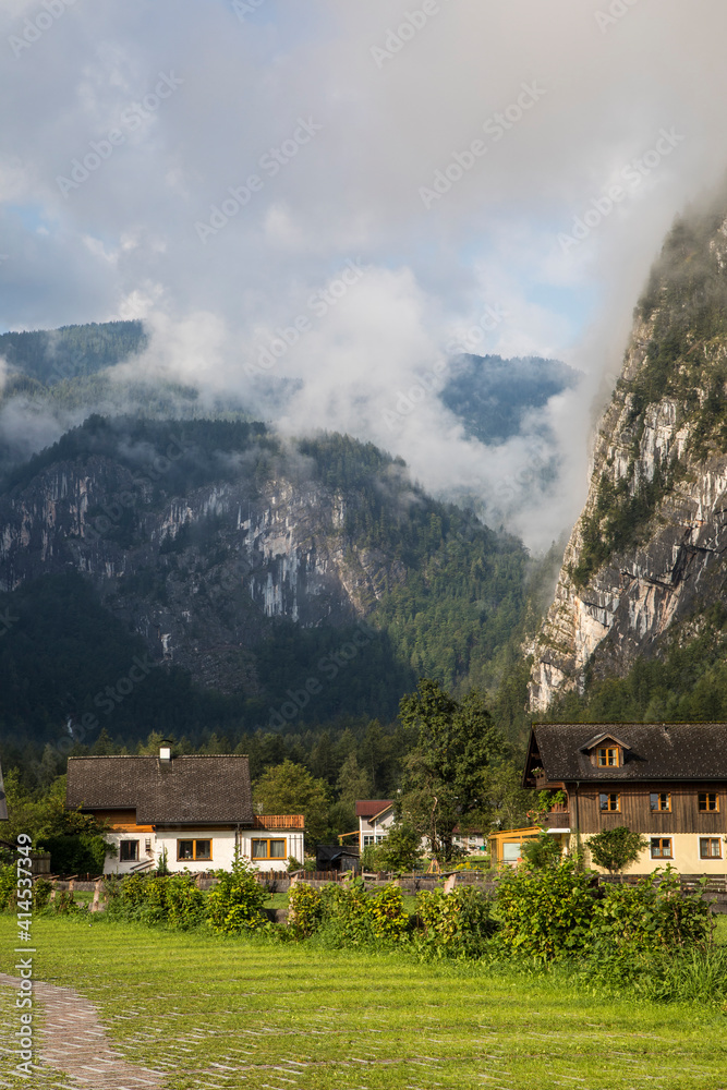 Europe, Austria, Hallstatt, Hallstatt which is part of the Salzkammergut Cultural Landscape, UNESCO World Heritage Site