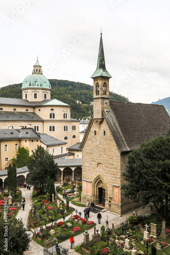 Europe, Austria, Salzburg City Center (UNESCO World Heritage Site), St. Margaret's Chapel