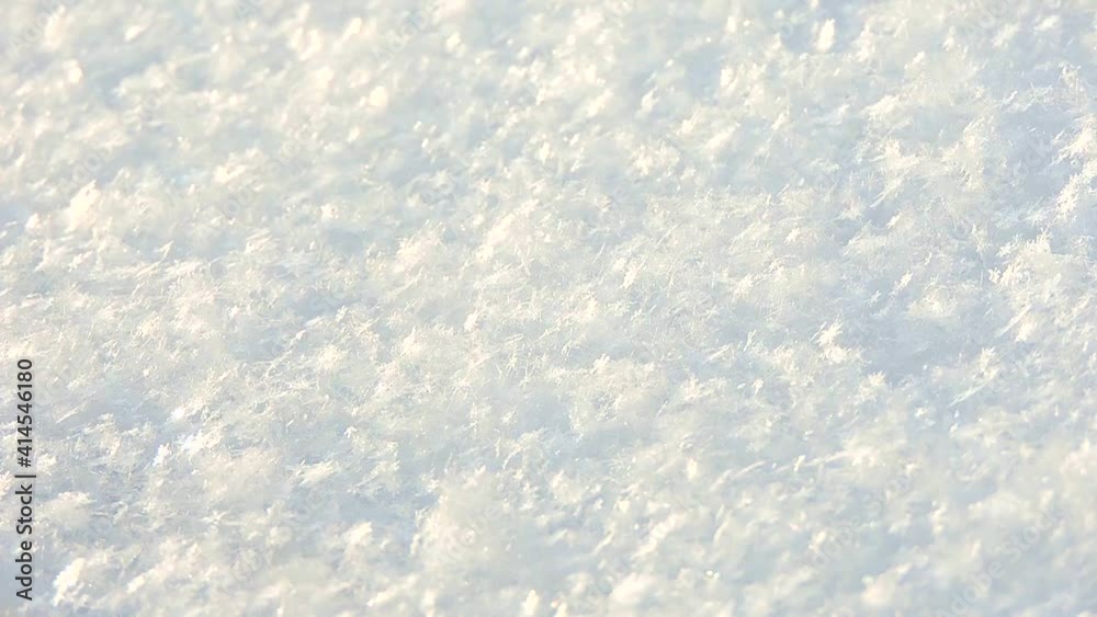 Snowfall in winter in the forest. Snow and snowflakes close-up, snowflakes falling on the ground during a snowfall Snowfall in winter in the forest. Snow and snowflakes close-up, snowflakes falling on the ground during a snowfall