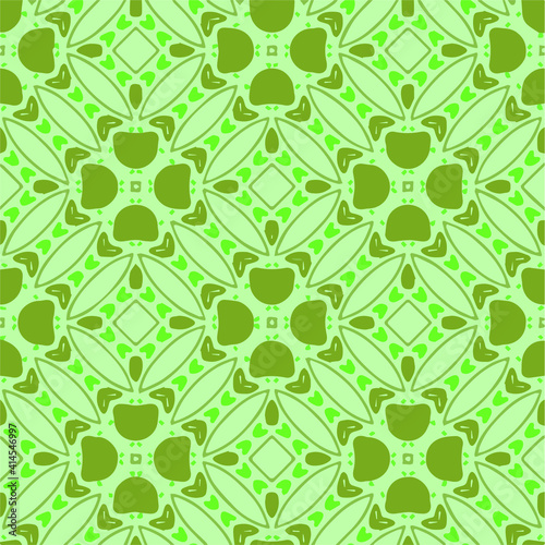 Seamless pattern with multicolored shapes.