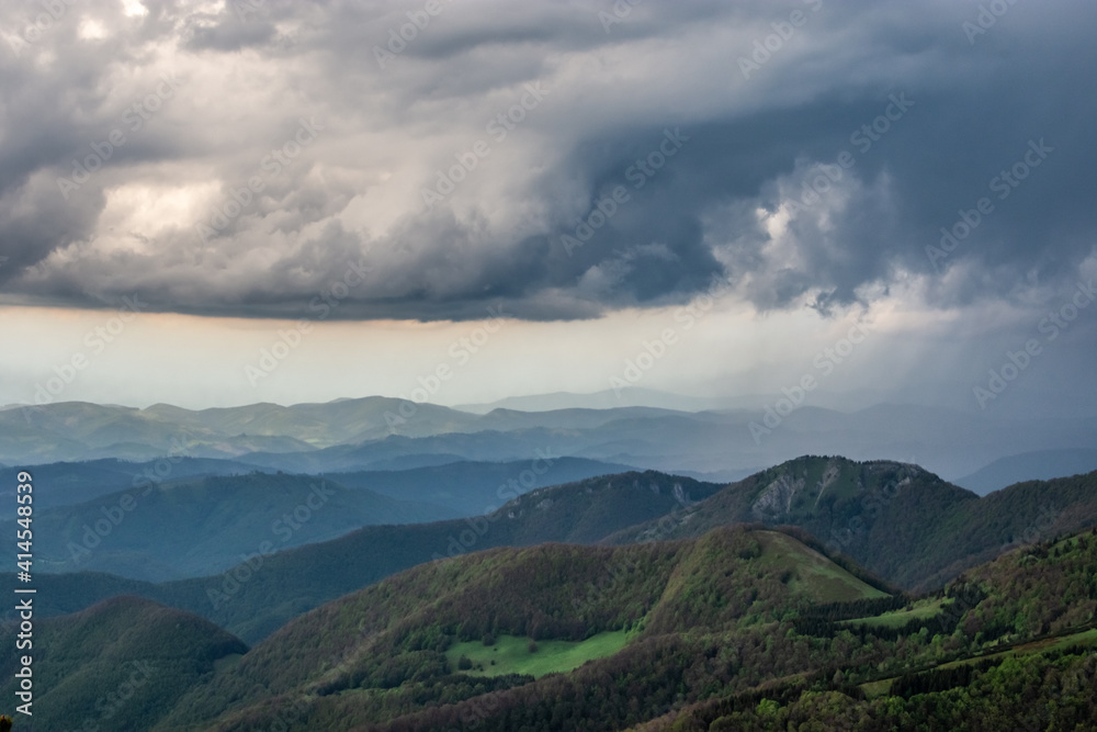 The Mala Fatra mountains before the storm The Mala Fatra mountains before the storm