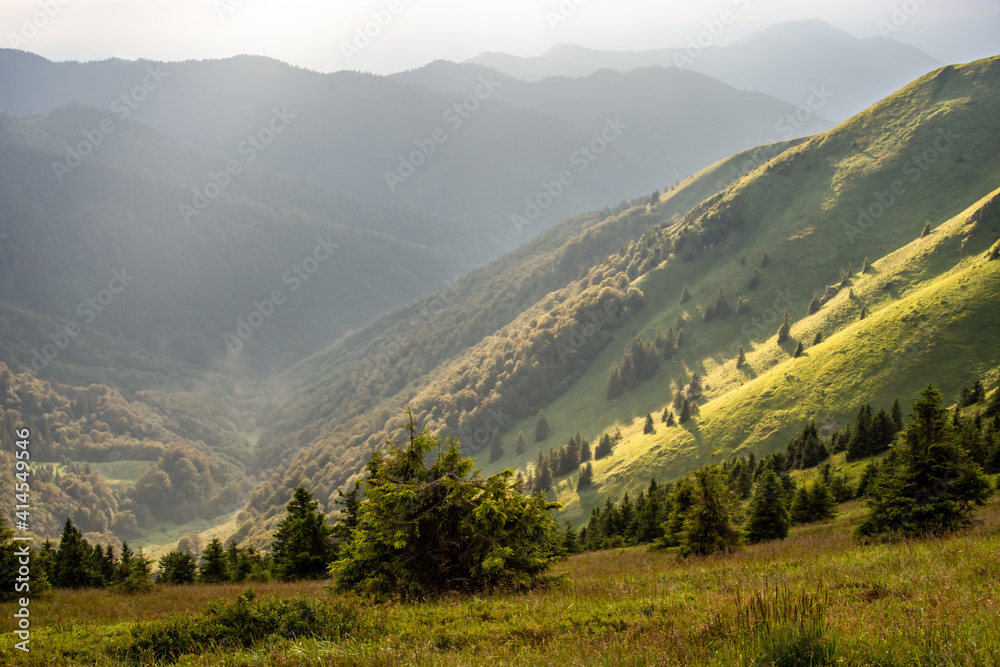 Golden hour in the Velka Fatra mountains