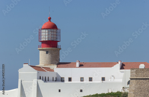 Lighthouse Cabo De Sao Vicente, Algarve, Portugal