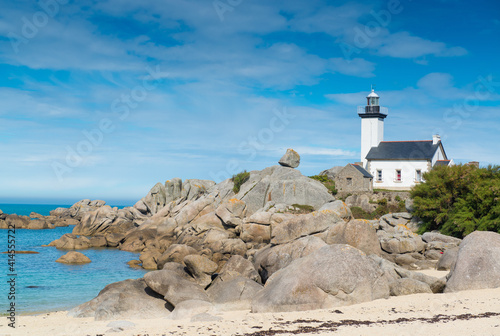 Fényképezés Lighthouse Brittany, Brignogan