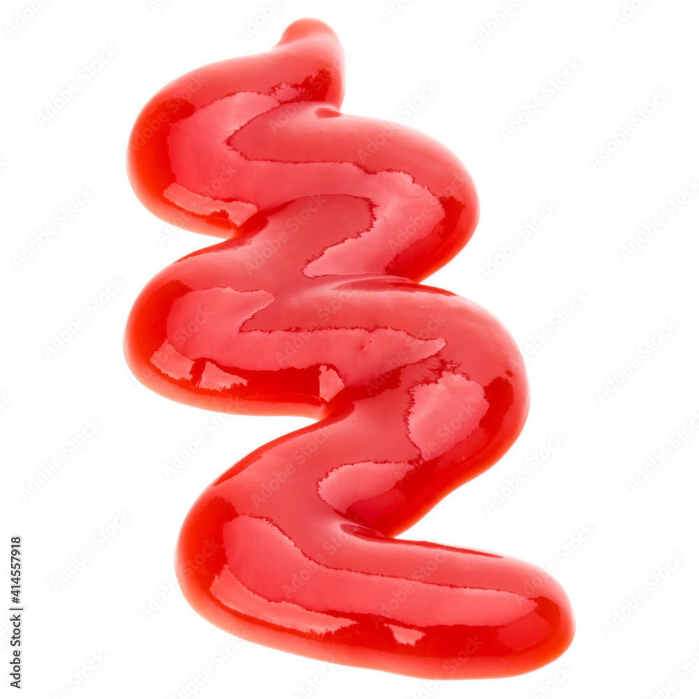 Tomato sauce, ketchup isolated on white background Tomato sauce, ketchup isolated on white background