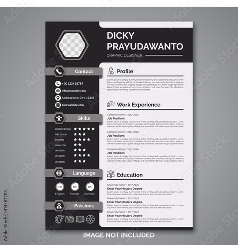 Professional curriculum vitae template