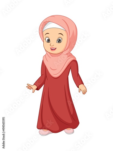 Beautiful Muslim woman in hijab