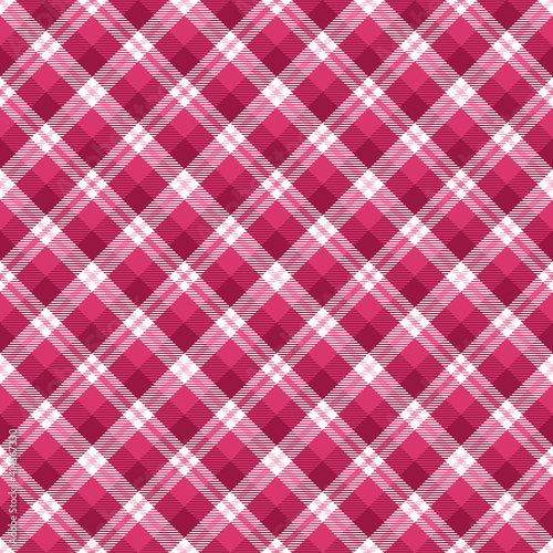 Plaid Seamless Pattern - Valentine's Day plaid repeating pattern design