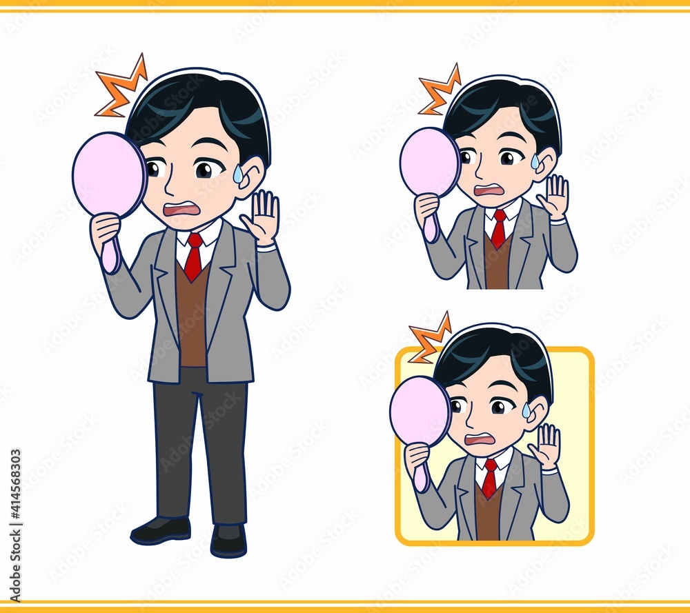 Male teacher in a gray jacket Male teacher in a gray jacket