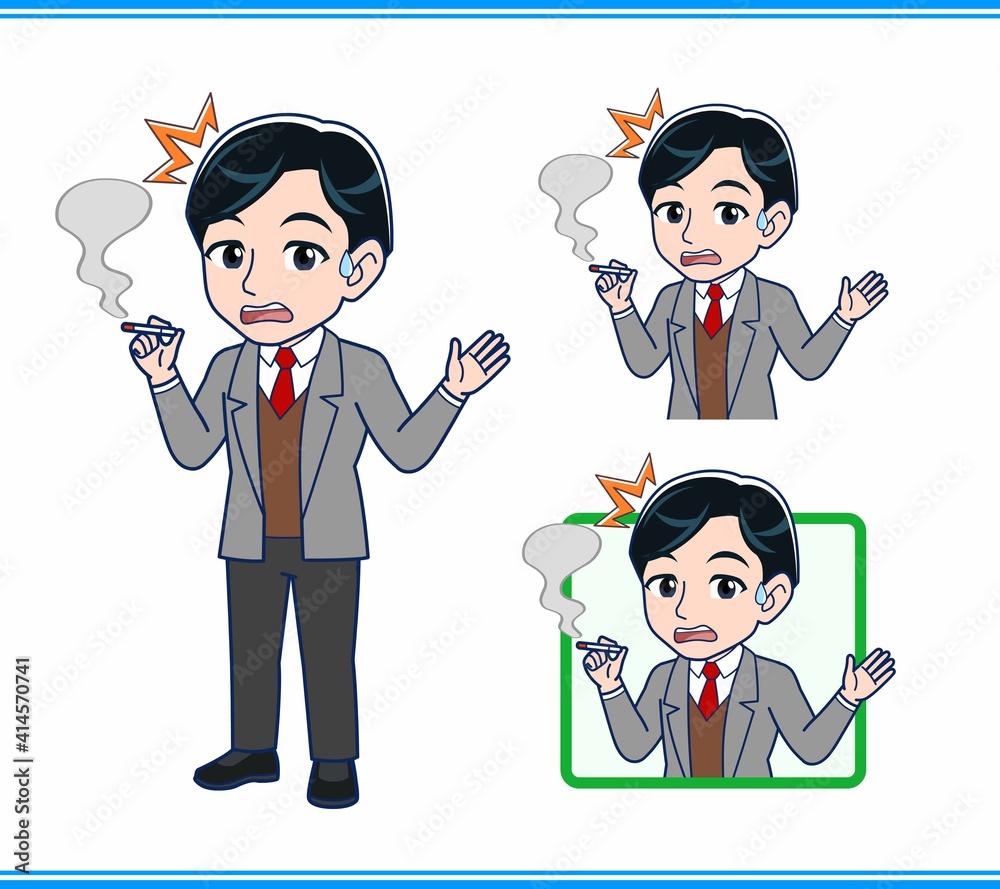 Male teacher in a gray jacket Male teacher in a gray jacket