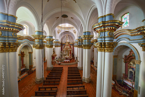 Interior of the Cathedral Basilica of Our Lady of Peace (Potosí Cathedral), Potosí, Bolivia photo
